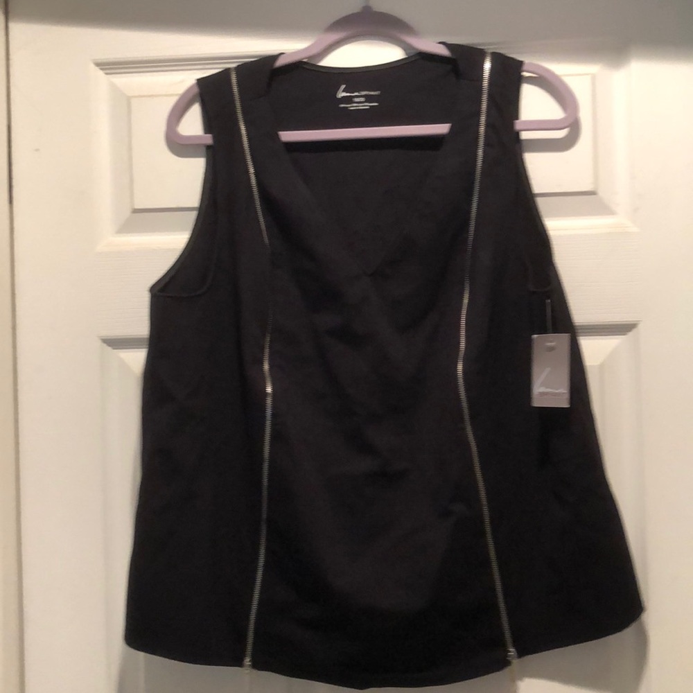 Lane Bryant Zipper Vest/Top